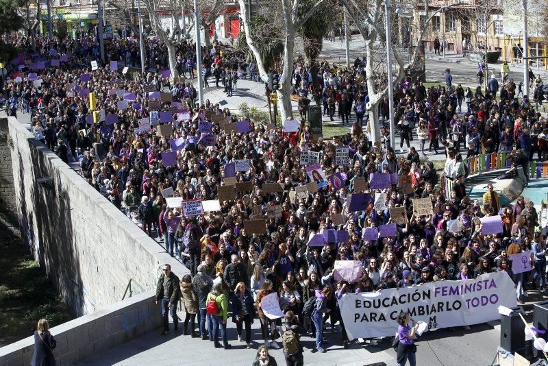 Concentraciones por el 8-M en Zaragoza