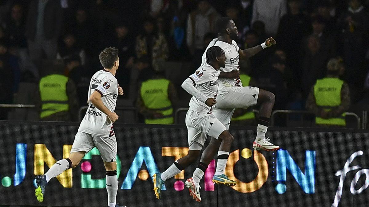 Qarabag - Bayer Leverkusen: El gol de Victor Boniface