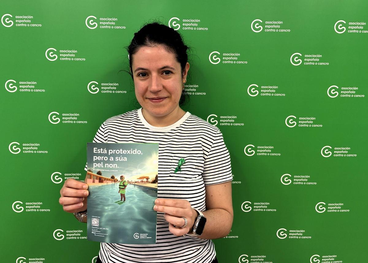 Iria Villar, técnica de prevención de la Junta Provincial de la AECC en A Coruña.