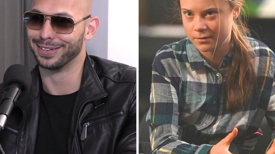 Andrew Tate provoca a Greta Thunberg y le cierra la boca con un troleo viral