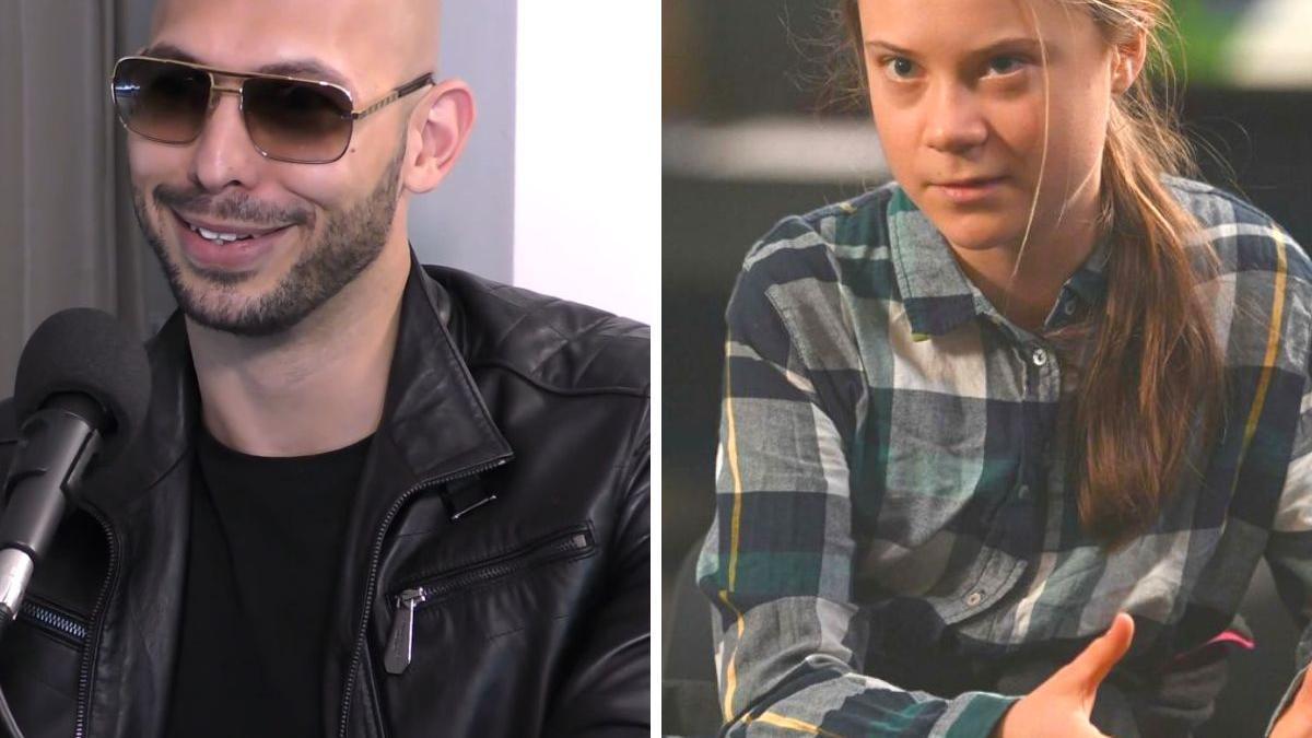 Andrew Tate provoca a Greta Thunberg y le cierra la boca con un troleo viral