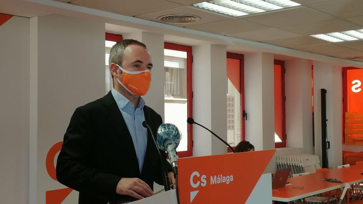 Guillermo Díaz, en rueda de prensa.