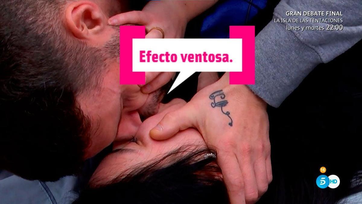Elena y Alberto se besan en 'Secret Story'