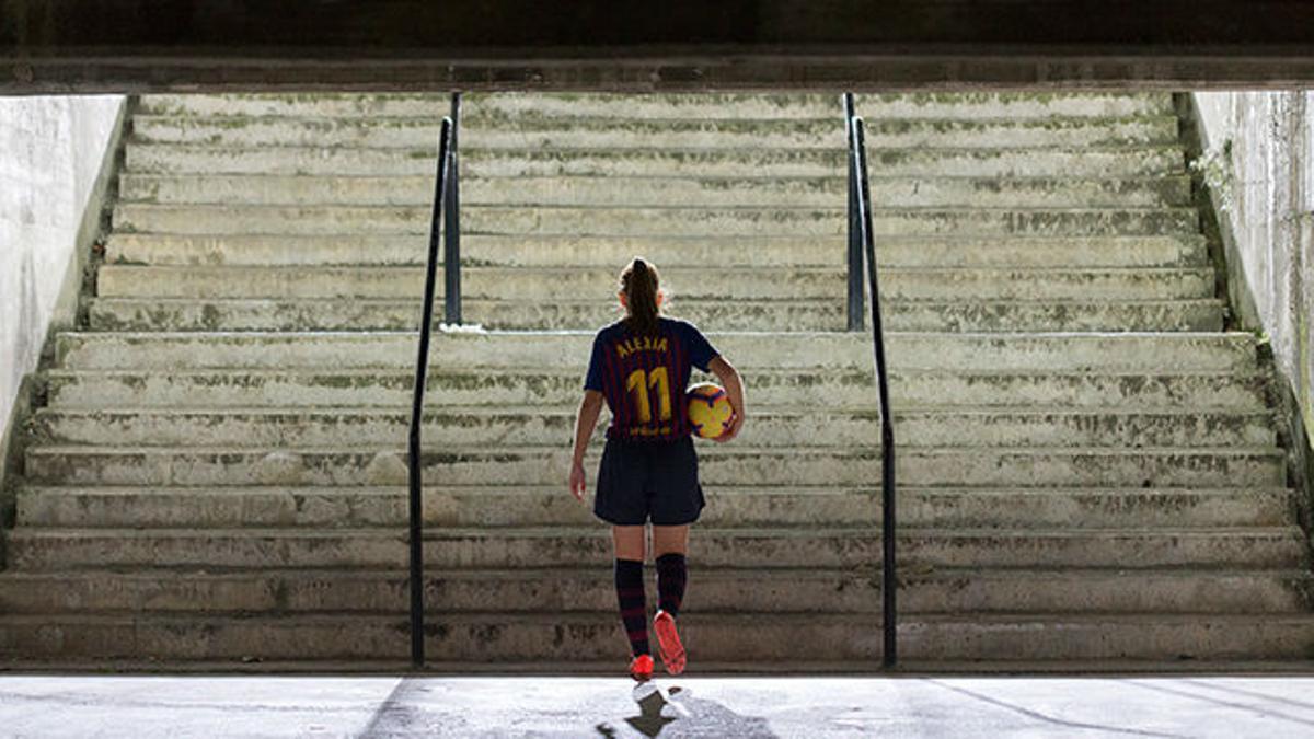 Alexia logró marcar el gol más lejano marcado nunca en el Camp Nou