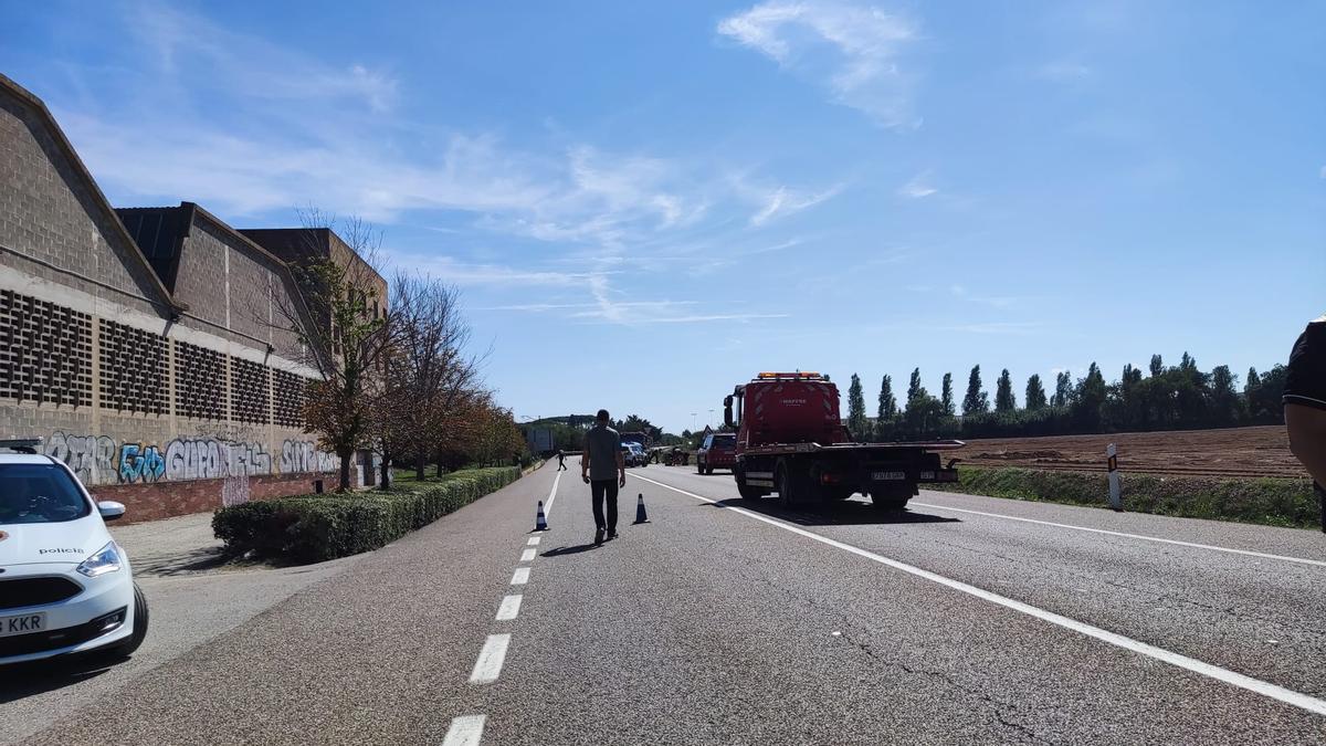 Lloc de l&#039;accident.
