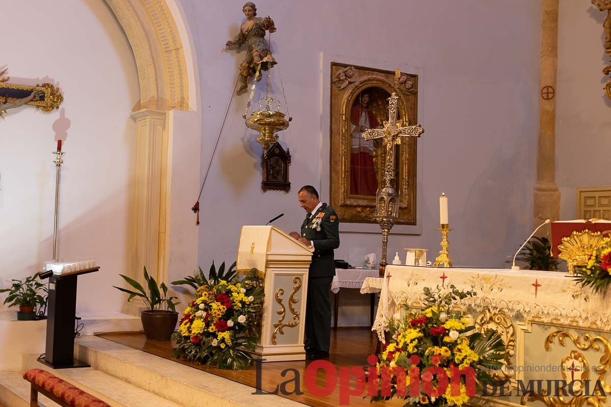 Celebración de la patrona de la Guardia Civil en Caravaca