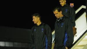 Así ha sido el viaje del Barça a Madrid adelantado por la borrasca Nils