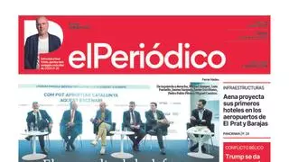 La portada de EL PERIÓDICO del 20 de junio de 2025