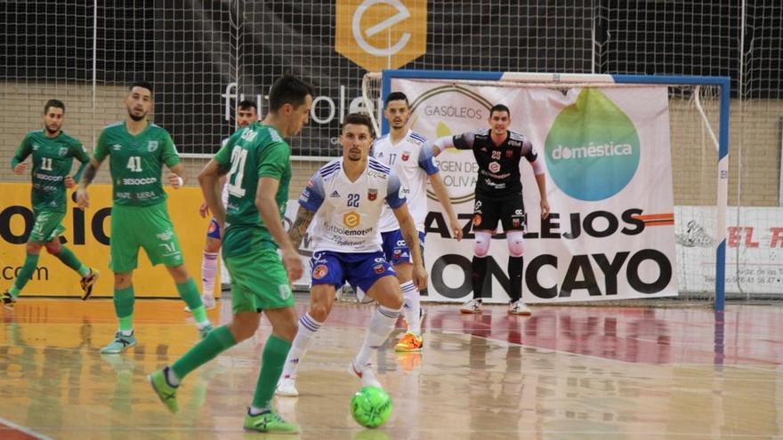 Imagen del encuentro en la cancha del conjunto zaragozano.