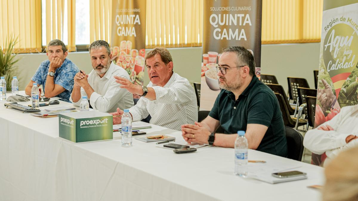 Consejo de Gobierno de Proexport, este lunes en Murcia.