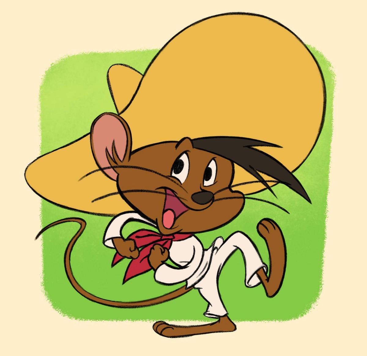 El pequeño ratón, con su pañuelo rojo al cuello y su sombrero mexicano, se convirtió en uno de los personajes más populares de los Looney Tunes.