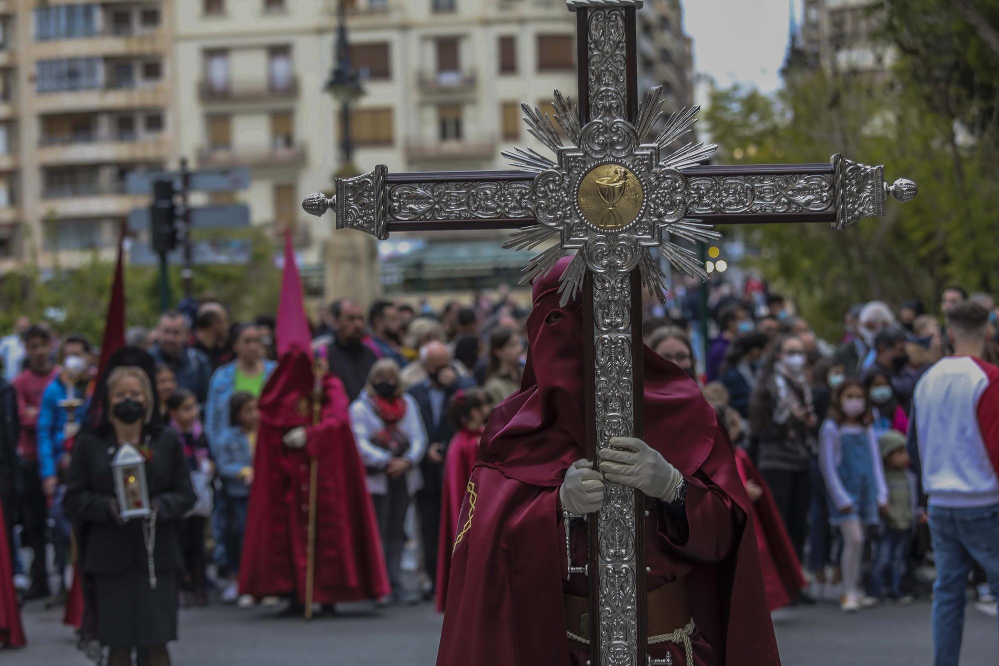 Elche procesiones Jueves santo: La Oracion del Huerto,Nuestra Señora de las Angustias y Maria Santisima de la Salud,La Flagelacion y Gloria,El Silencio,Cristo de Zalamea.