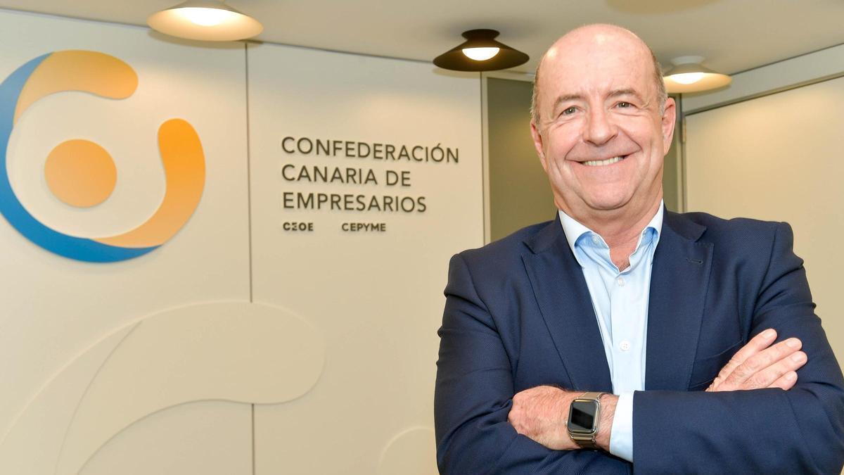 El presidente de la CCE, Pedro Ortega.