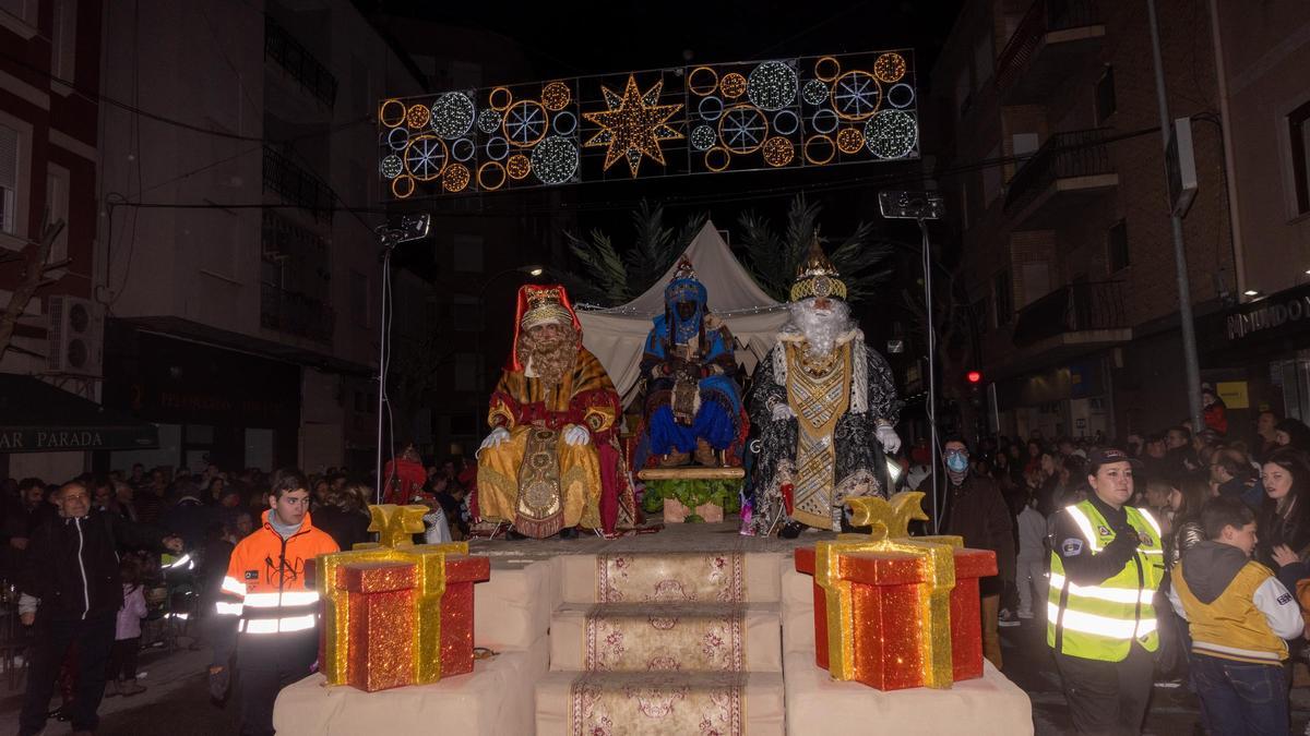 Cabalgata de Reyes Magos en Caravaca en el año 2023