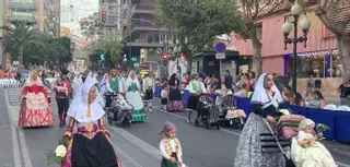 Ofrenda de Flores: horario y orden de salida de las hogueras y barracas en la segunda sesión