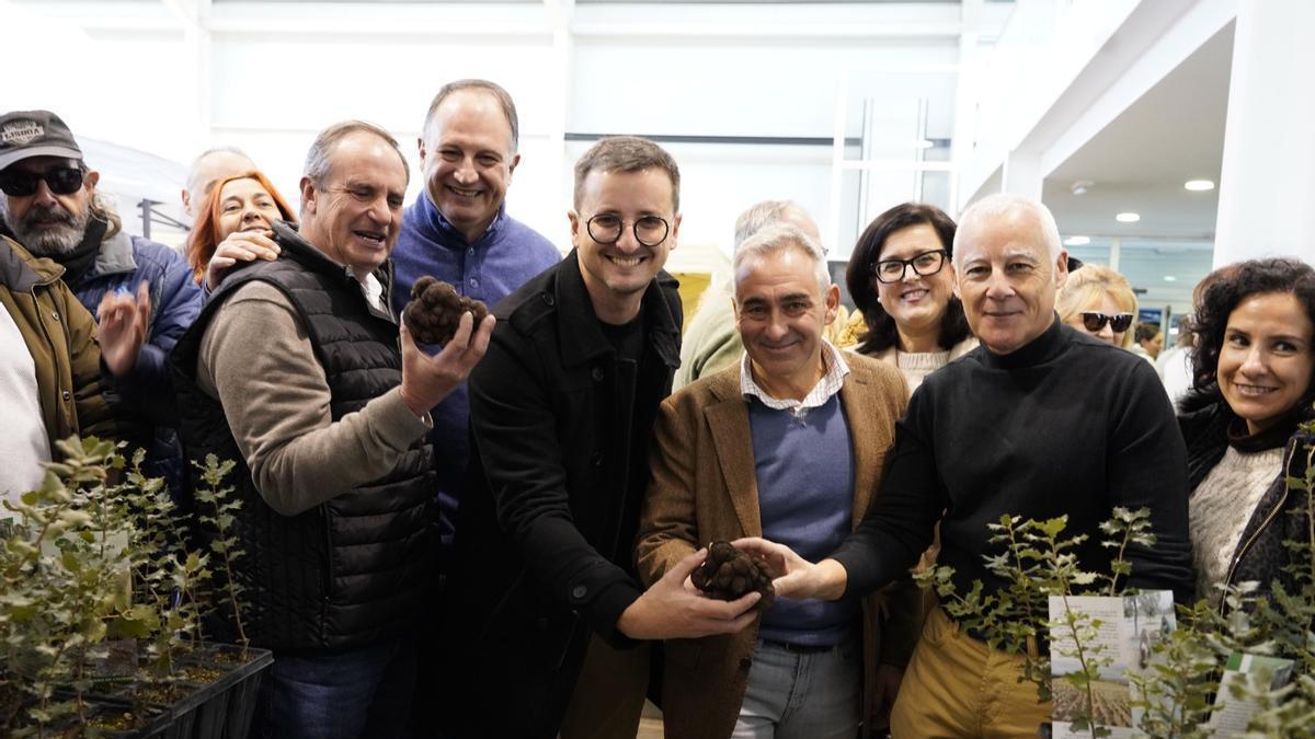 Miguel Barrachina, en la XXII Feria de la Trufa Negra Villa de El Toro.