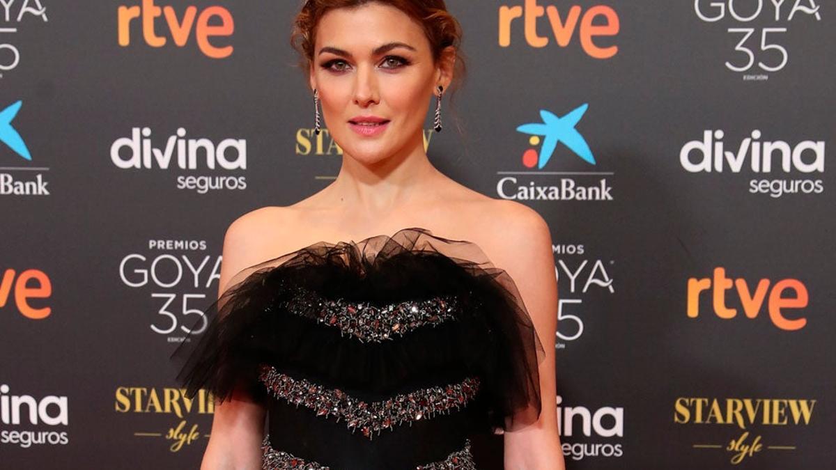 La actriz Marta Nieto en la alfombra roja de los Premios Goya 2021