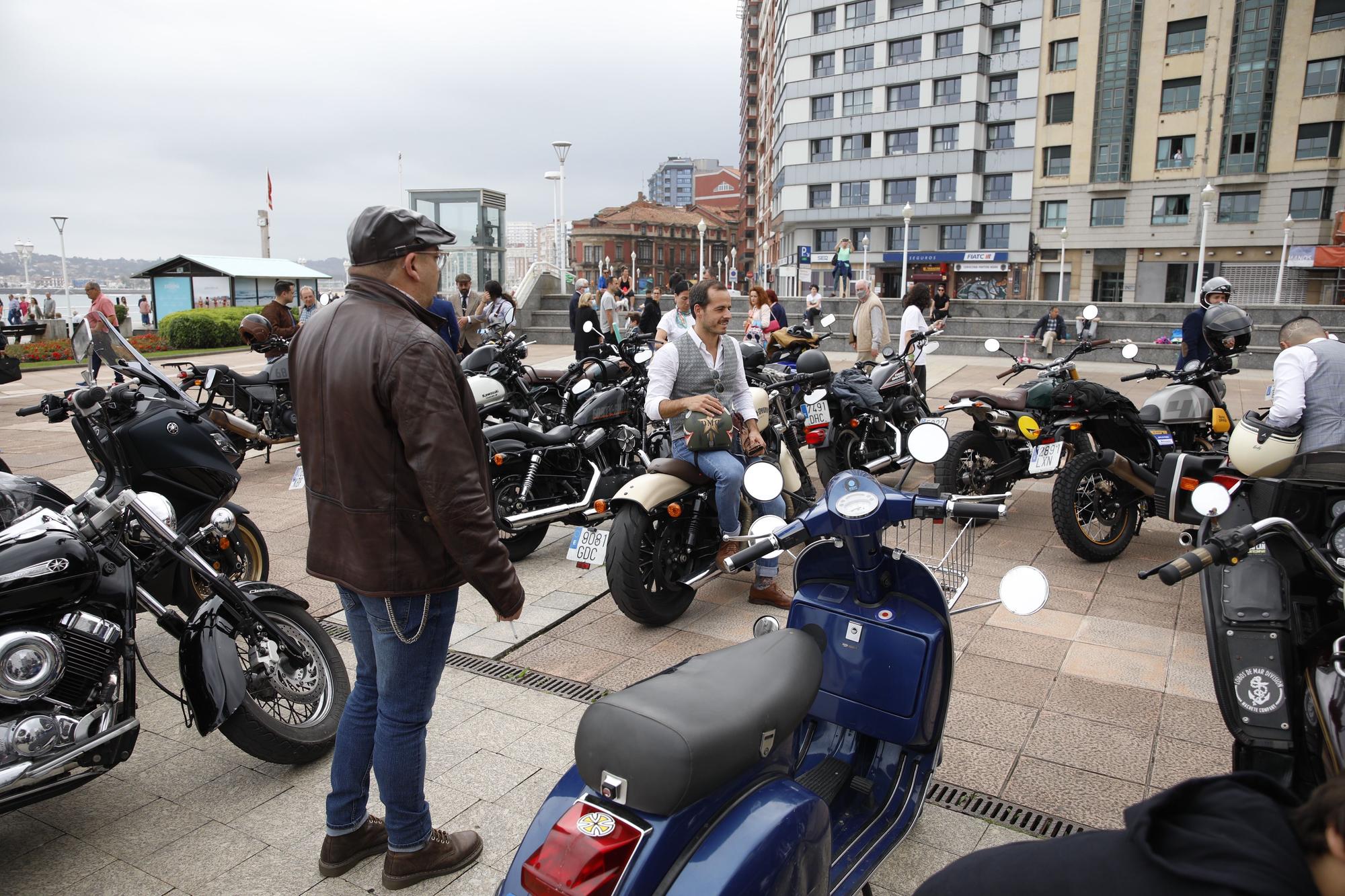 EN IMÁGENES: Así fue la marcha de moteros contra el cáncer y el suicidio en Gijón