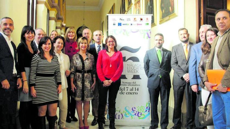 Foto de archivo de la presentación en el Ayuntamiento de la ‘Málaga Education Week’, centrada en la enseñanza de la lengua española a extranjeros.