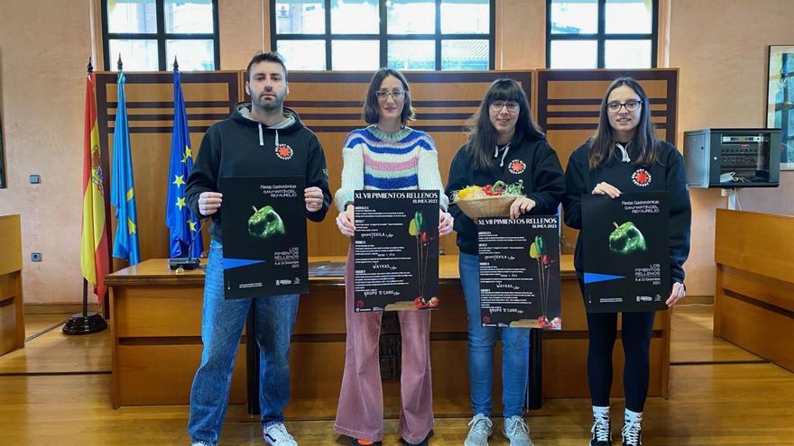 Puente gastronómico en las Cuencas: Pimientos rellenos en Blimea, fabada en Langreo y matanza en Felechosa