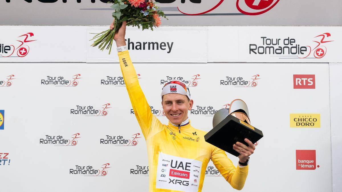 Pogacar, ganador del Tour de Romandía 2026