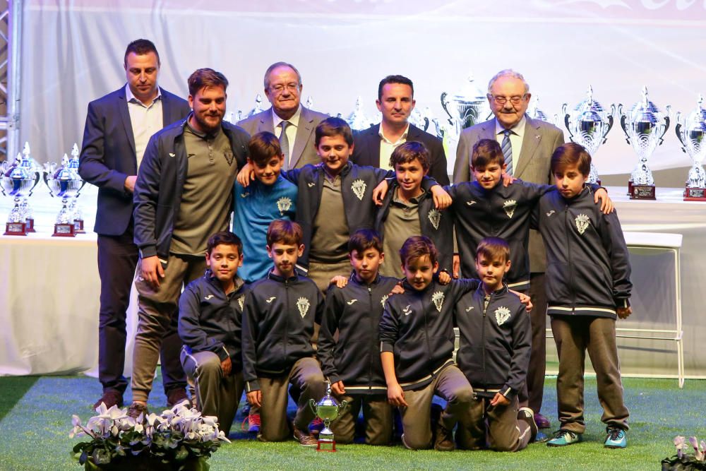 170 equipos premiados en la Gala del Fútbol Base Provincial en La Nucía