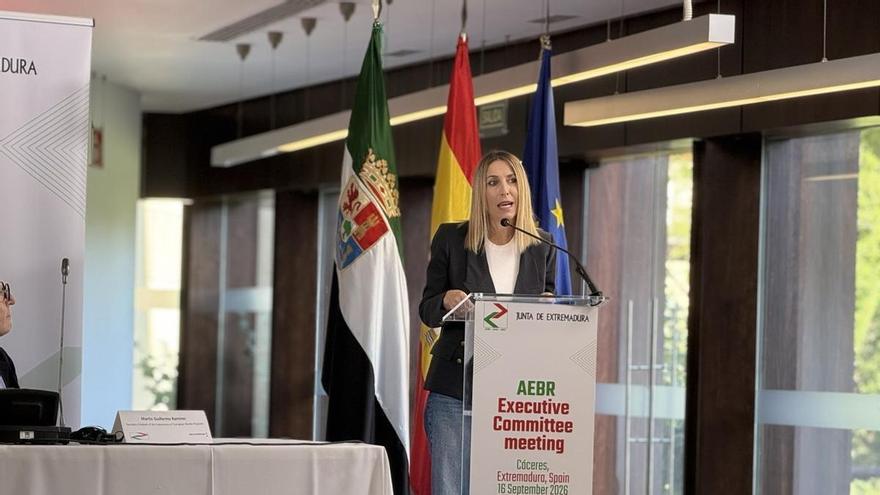 Video | María Guardiola, interviene en el Comité Ejecutivo de la Asociación de Regiones Fronterizas Europeas