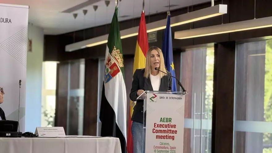 Video | María Guardiola, interviene en el Comité Ejecutivo de la Asociación de Regiones Fronterizas Europeas