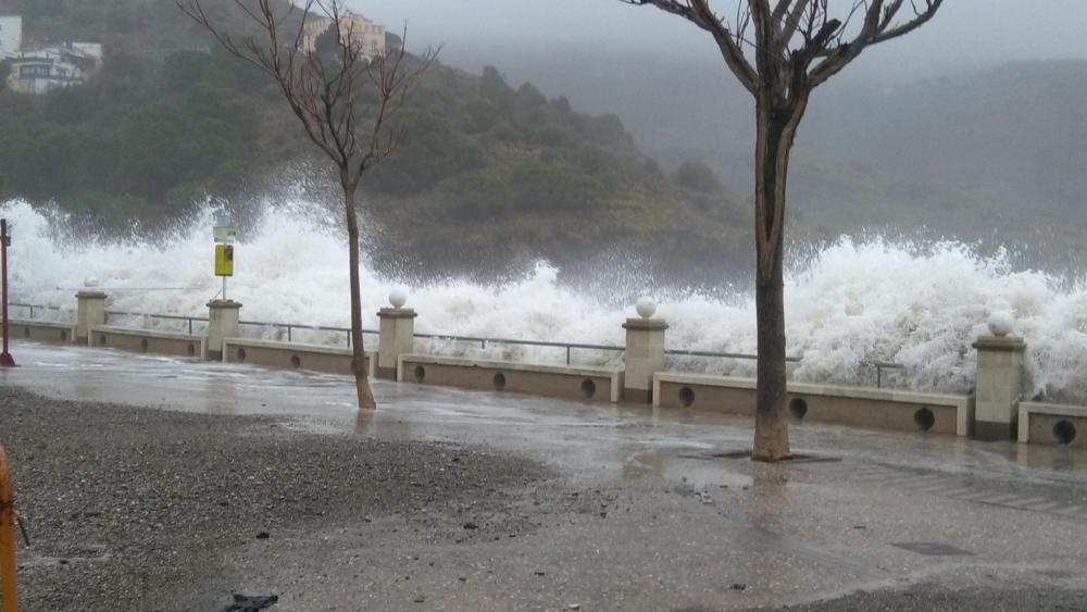 Llevantada a la costa de l'Alt Empordà 1-M