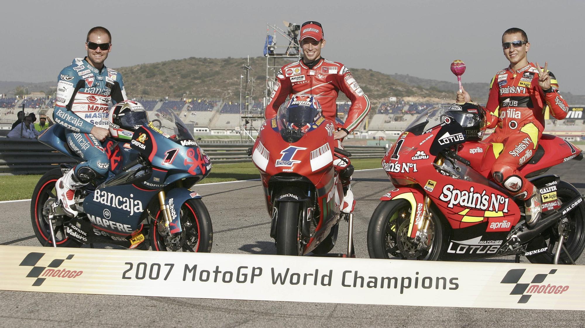 Campeones del mundo en el Gran Premio de la Comunitat Valenciana a lo largo de su historia