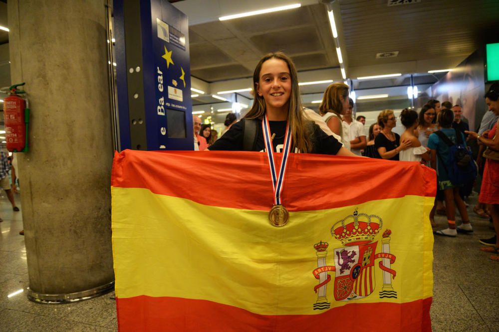 Llegada a Palma de María Perelló