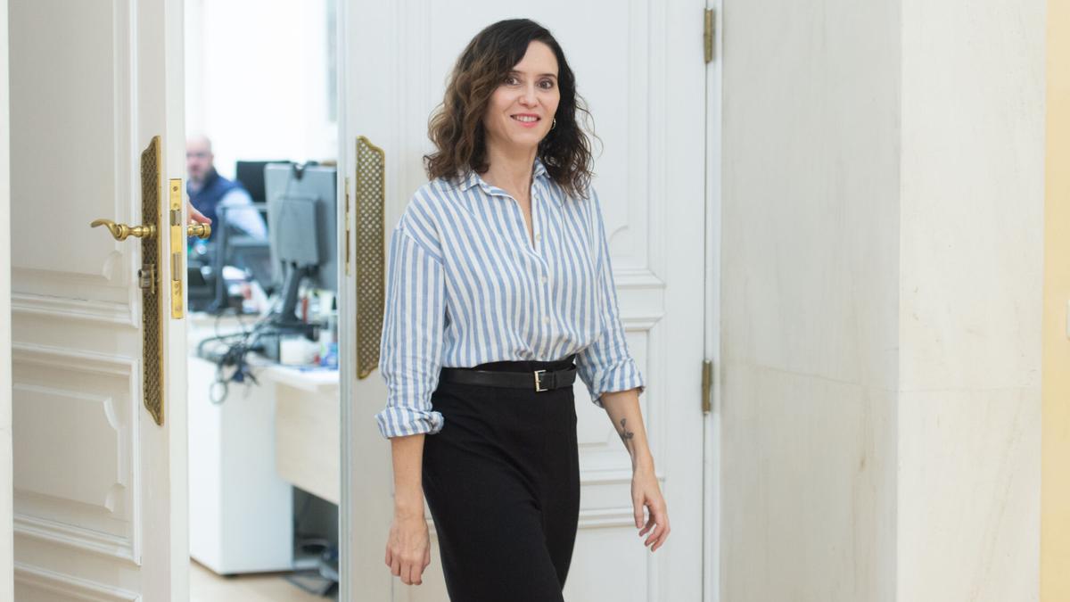 La presidenta de la Comunidad de Madrid, Isabel Díaz Ayuso.