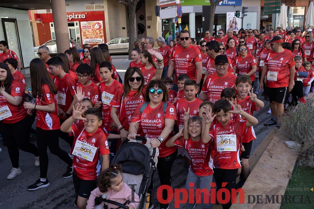 Marcha de la ONG Delwende en Caravaca