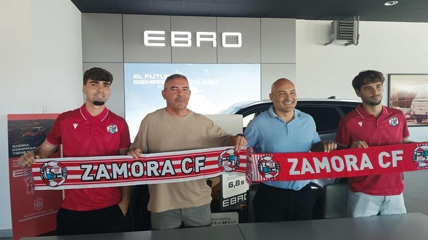 Pau Mascaró y Mauro Costa se presentan en sociedad: Gol y talento felices de vestir la camiseta del Zamora CF