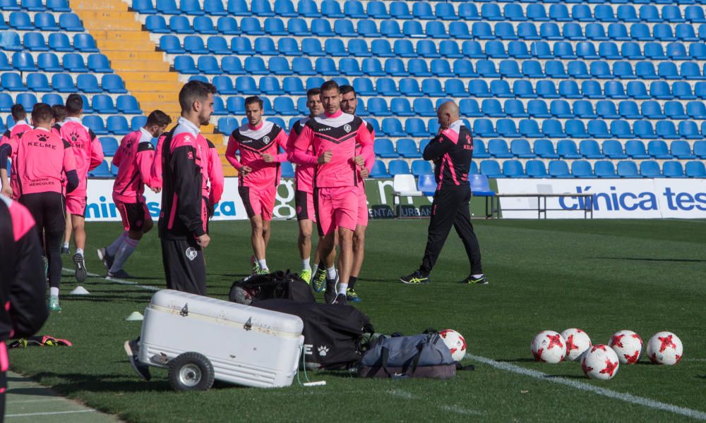 Primer entrenamiento del Hércules de 2018