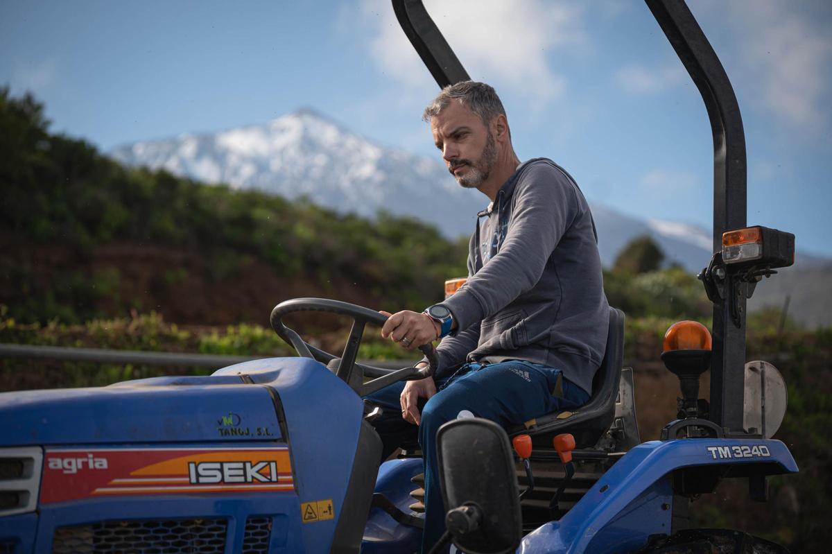 Manuel Reyes, presidente de la Cooperativa Las Medianías de San Juan de la Rambla