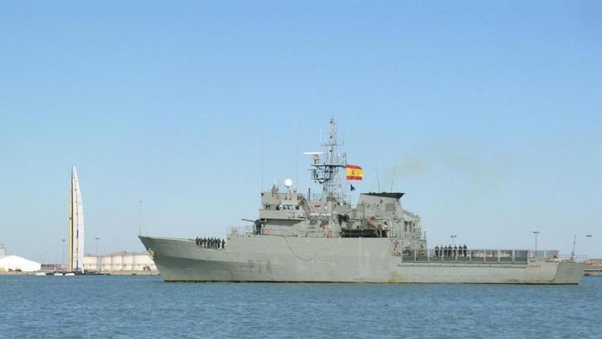 Imagen del patrullero Atalaya que recalará en Málaga