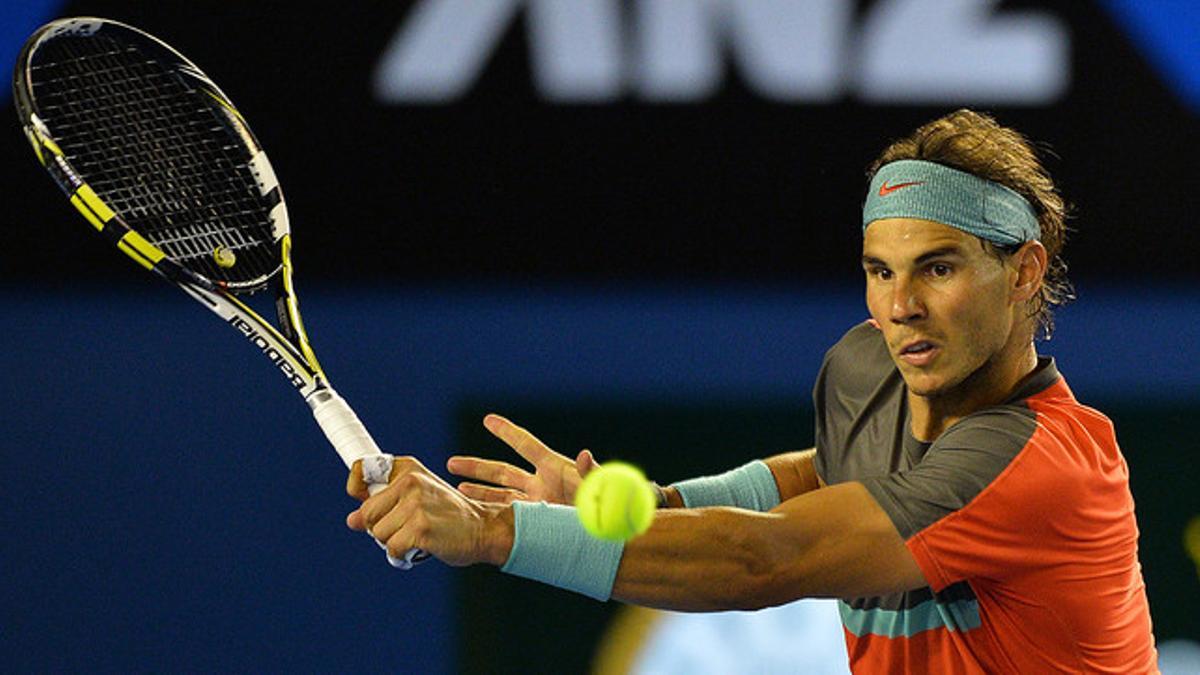 Rafael Nadal, durante la final del Abierto de Australia contra Stanislas Wawrinka, el 26 de enero