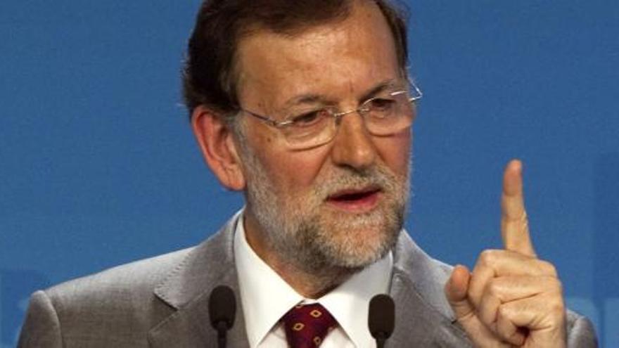 Mariano Rajoy, en rueda de prensa.