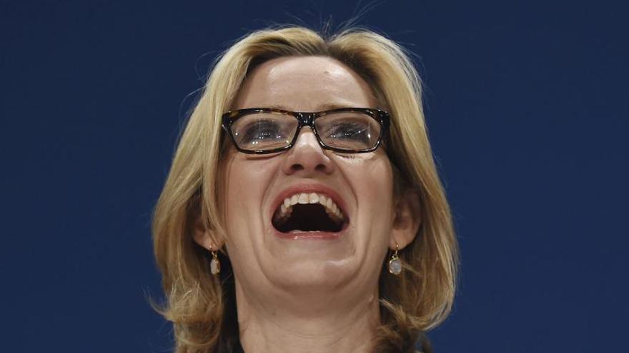 Amber Rudd, ministra de Interior del Reino Unido.