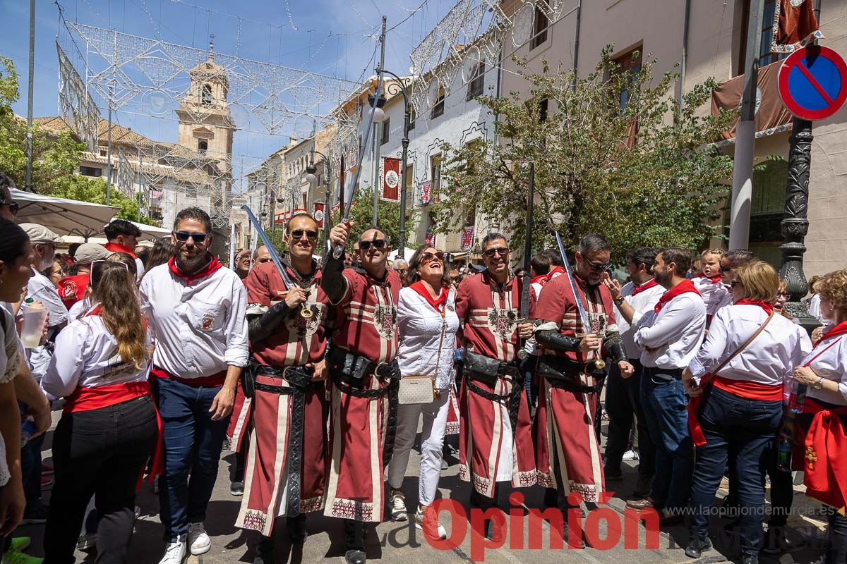 Moros y Cristianos en la mañana del dos de mayo en Caravaca