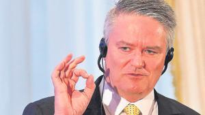 El secretario general de la OCDE, Mathias Cormann, en una imagen de archivo.