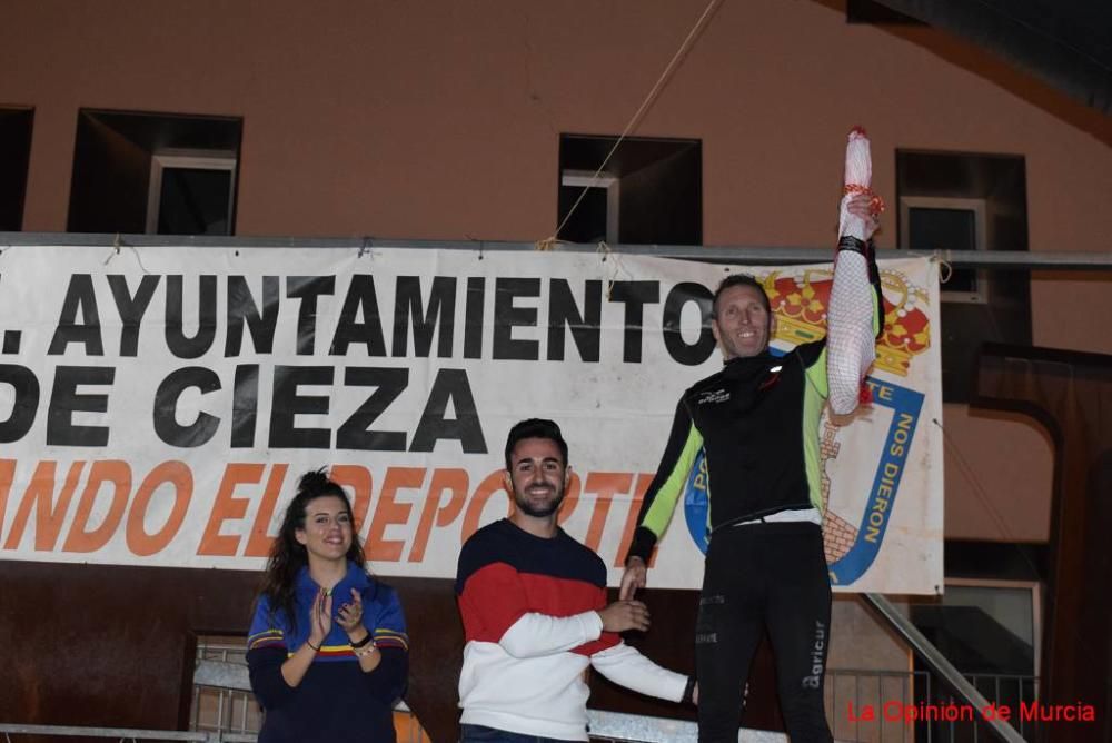 Podios IV Carrera Popular Puentes de Cieza