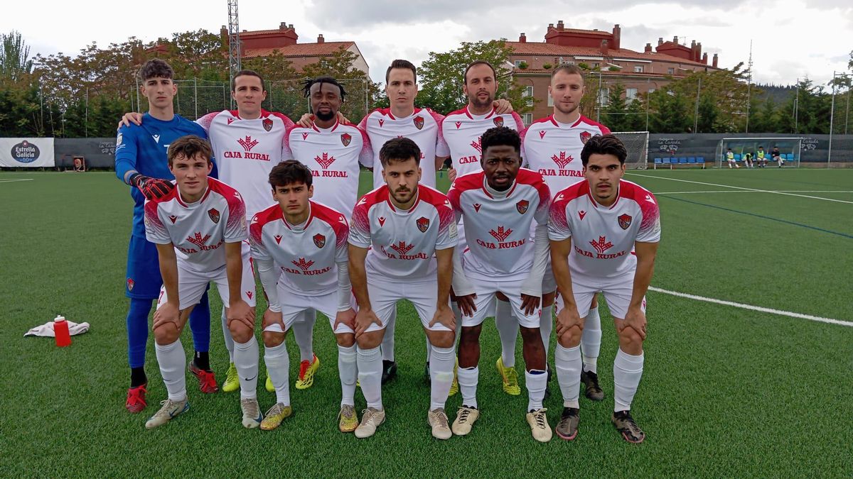 El CD Benavente inicial del último partido de Liga