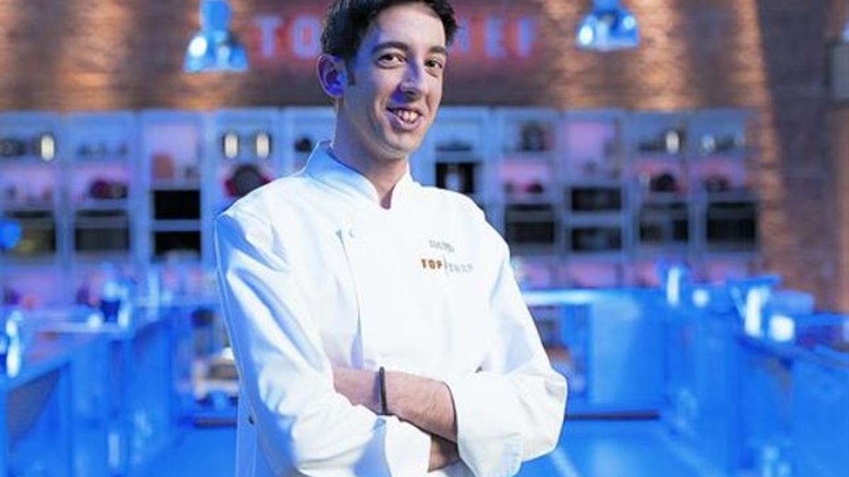 David García posa en el plató habitual del programa culinario.