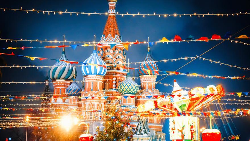 Llums de Nadal a Moscou