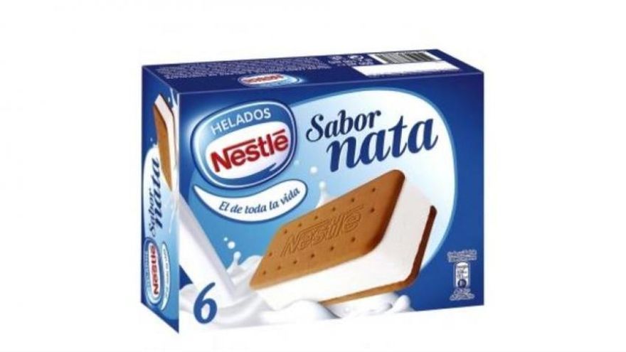 Sándwich de nata