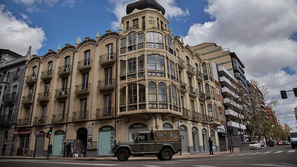 Militares por Zamora, en el primer estado de alarma.