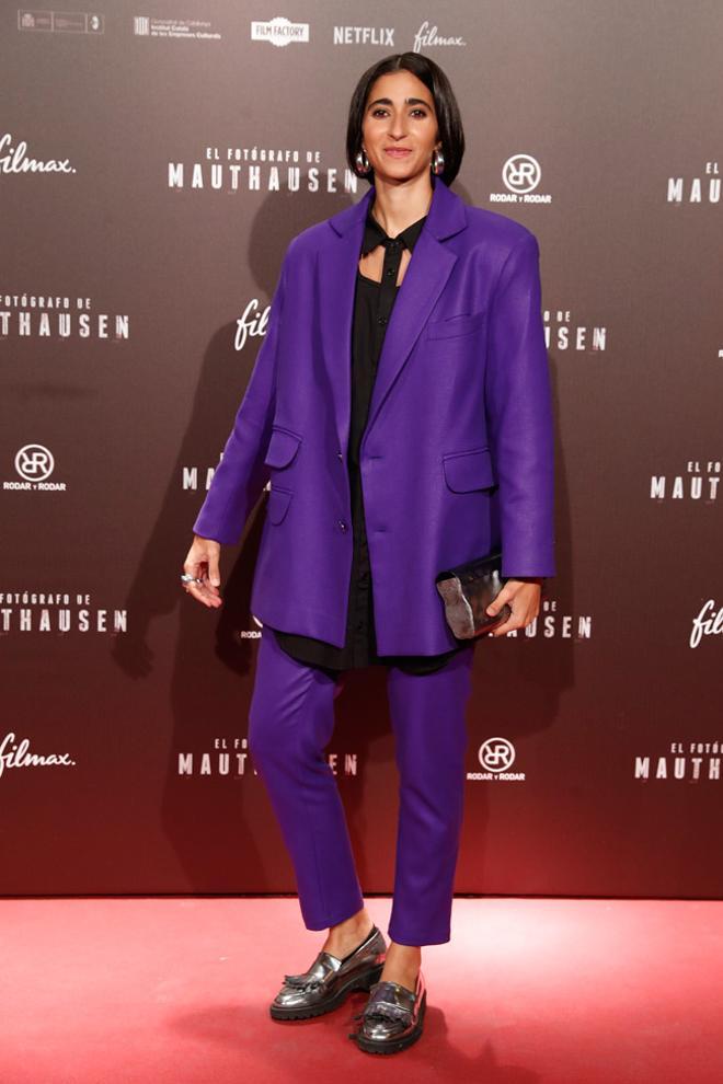 Alba Flores, en el photocall de la película 'El fotógrafo de Mauthausen'