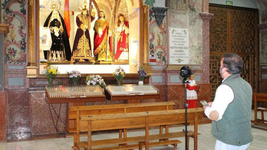 El sábado se llevó a cabo la grabación de las cofradías del Miércoles y Viernes Santo